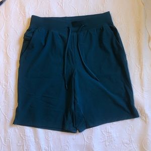LULULEMON LINERLESS TEAL “THE SHORT” 9 INCH